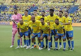 Así formó la UD ante la Real Sociedad.