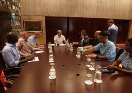 Imagen de la reunión del Gobierno de Canarias con ONG.