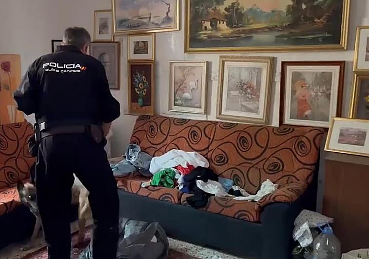 Imagen de uno de los pisos en Gran Canaria en los que el grupo criminal alojaba a las personas migrantes.