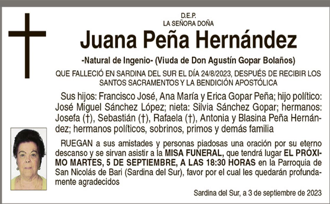 Juana Peña Hernández