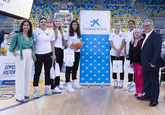 El Club Baloncesto Islas Canarias recibe el apoyo de la Fundación la Caixa