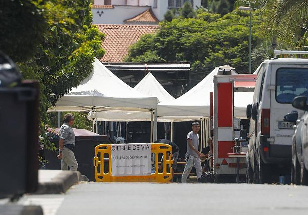 Santiago Segura ya rueda en Tafira