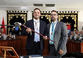 Yonathan de León, alcalde de Arrecife, del PP; y Echedey Eugenio, número 1 de CC.