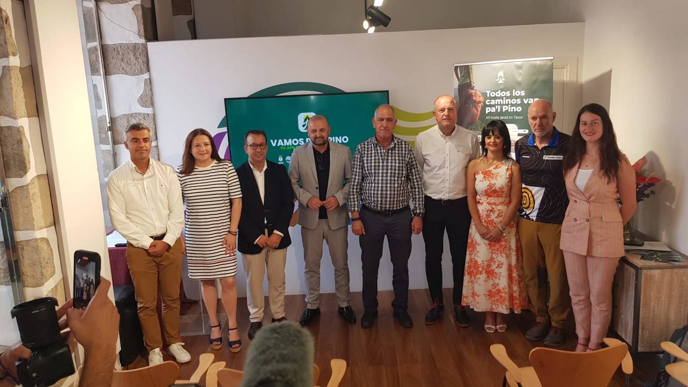 La app fue presentada este verano en Teror.