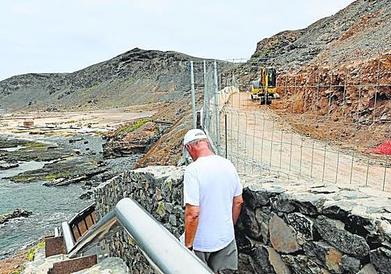 Imagen de archivo de las obras en El Confital.