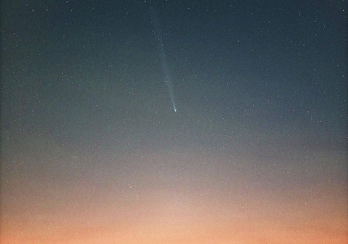 El cometa Nishimura pudo verse desde San Mateo el 8 de septiembre.