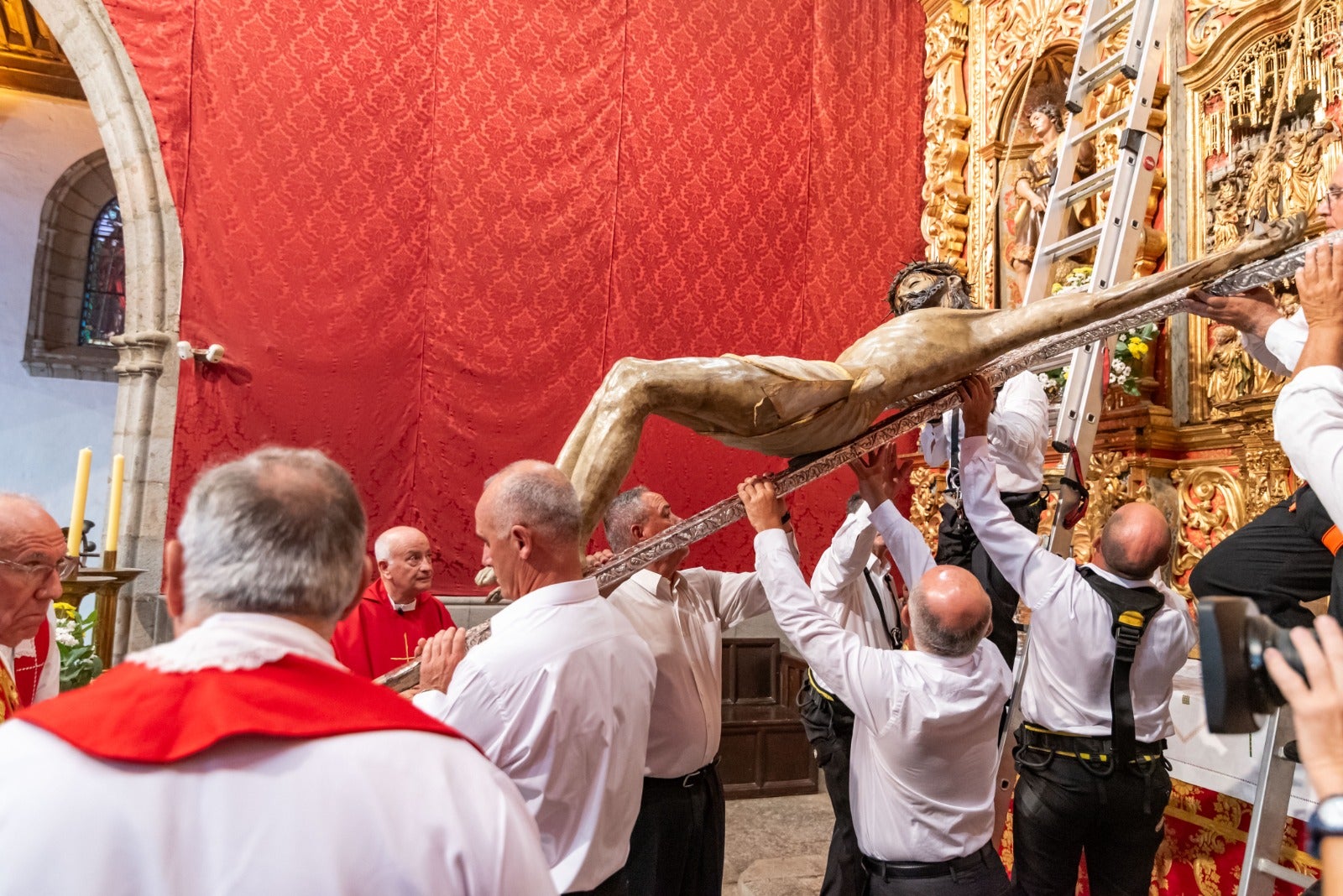 La Bajada del Santísimo Cristo de Telde, en imágenes