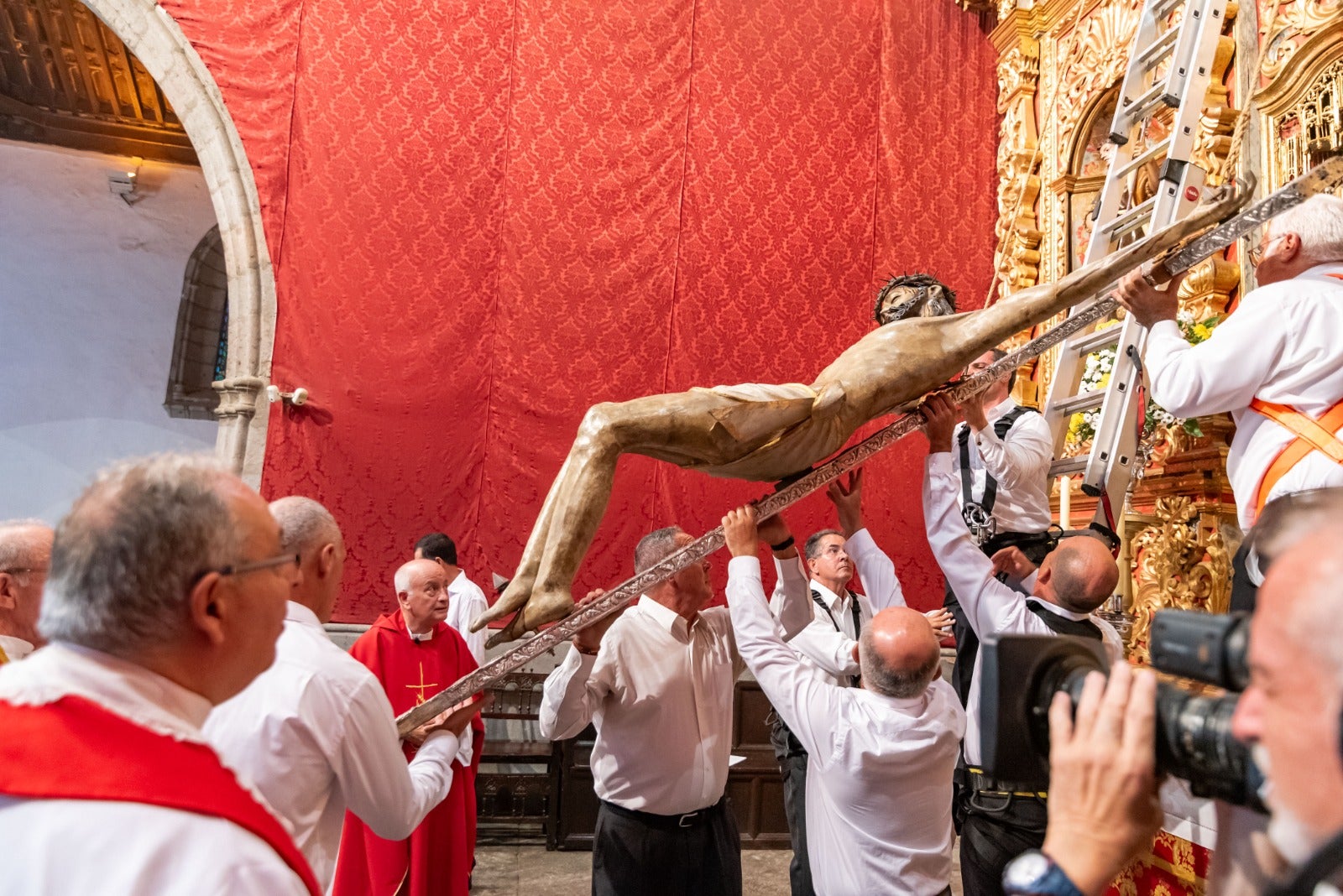 La Bajada del Santísimo Cristo de Telde, en imágenes