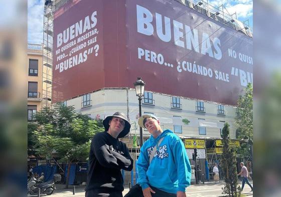 Quevedo viste Madrid con carteles promocionando su próxima canción