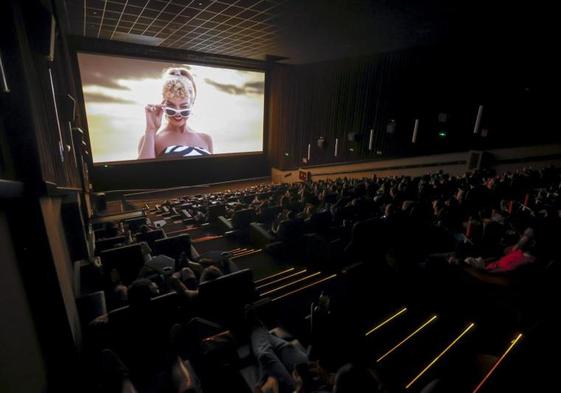 Una de las salas del cine ubicado en el Centro Comercial Los Alisios, en Las Palmas de Gran Canaria.