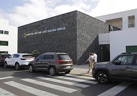 Imagen del hospital al que fue trasladado el accidentado.