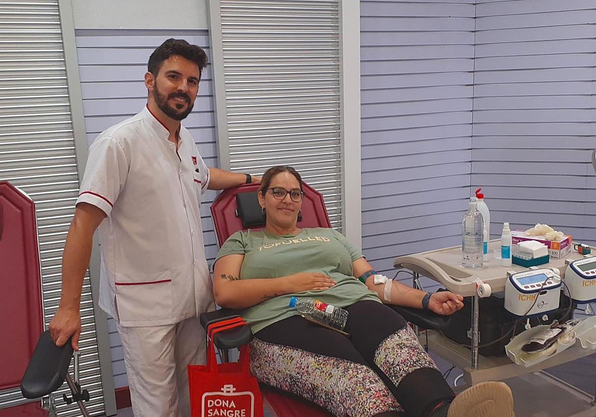 Donación de sangre.