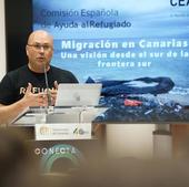 El coordinador territorial de la Comisión Española de Ayuda al Refugiado (CEAR), Juan Carlos Lorenzo de Armas.