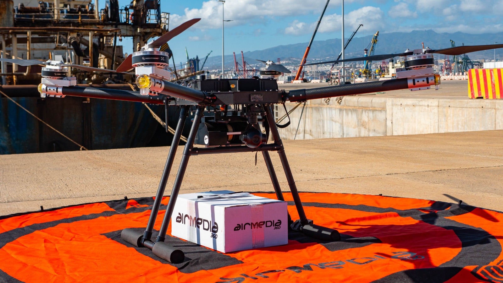 Pruebas finales del proyecto &#039;Transporte con drones en operaciones logístico-portuaria&#039;