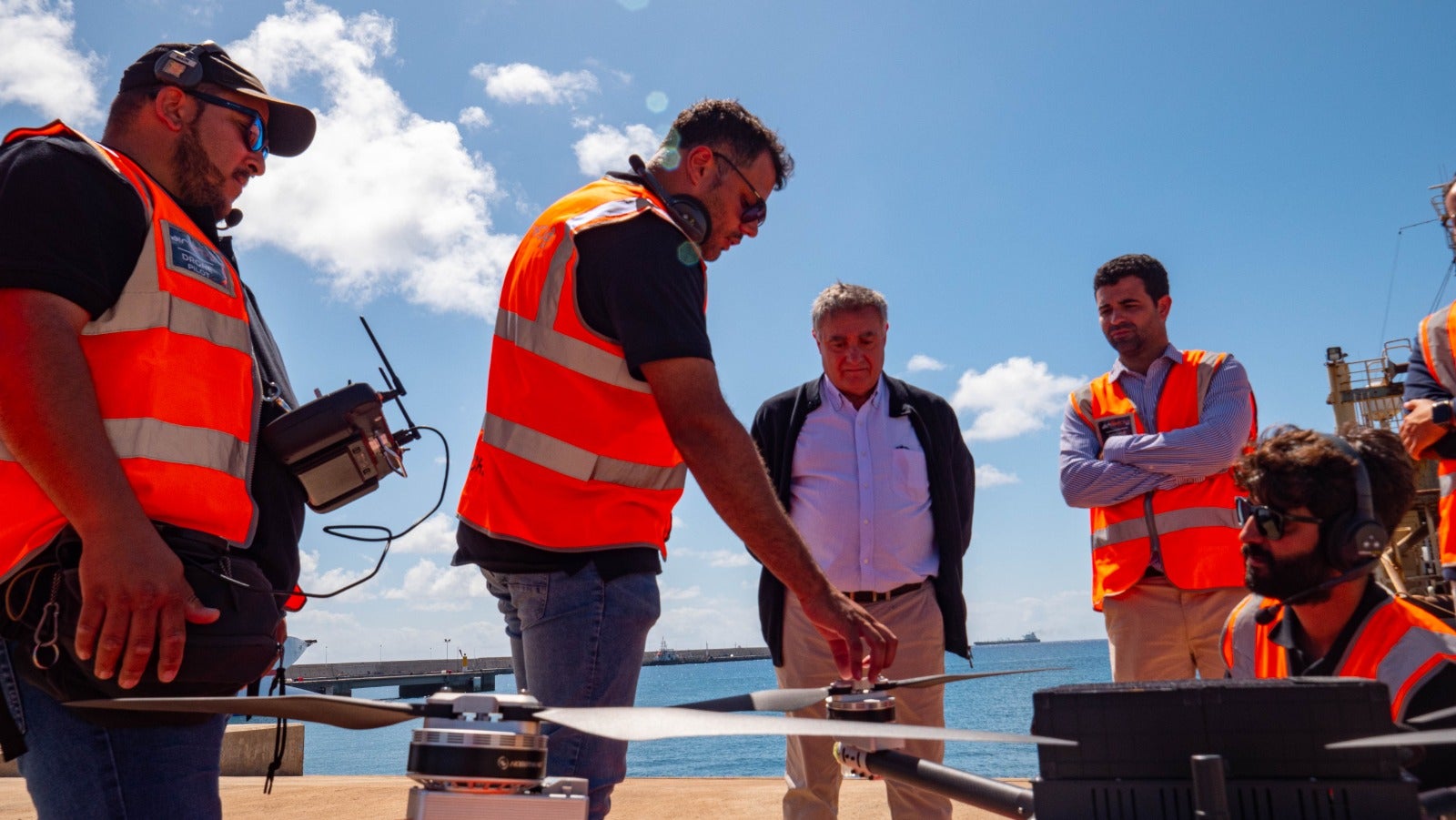 Pruebas finales del proyecto &#039;Transporte con drones en operaciones logístico-portuaria&#039;