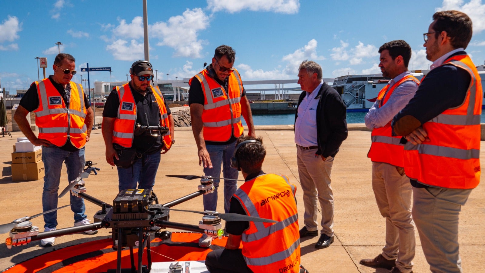 Pruebas finales del proyecto &#039;Transporte con drones en operaciones logístico-portuaria&#039;
