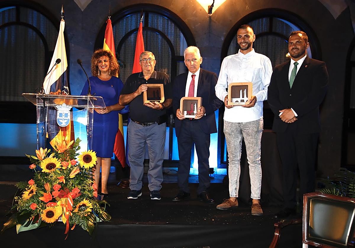 Momento del acto en Recova de Arrecife.