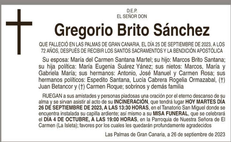 Gregorio Brito Sánchez