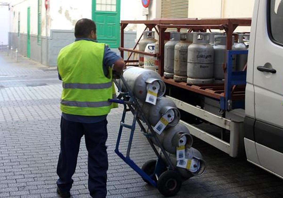 Trabajador en Arrecife.