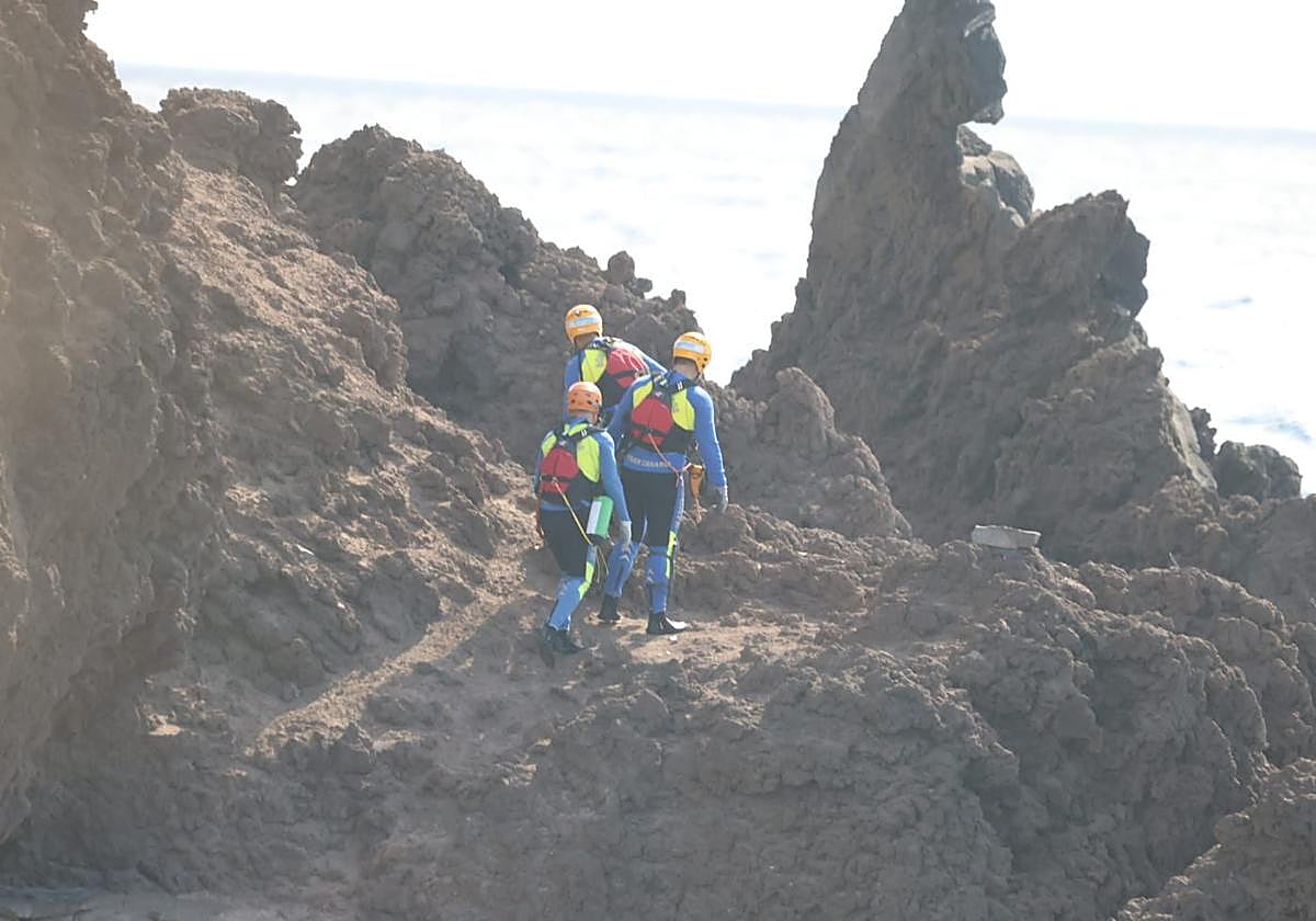 El rescate tuvo lugar en la playa de Arinaga.