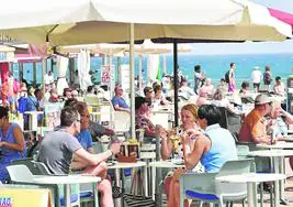 Imagen de una terraza en Playa del Inglés.