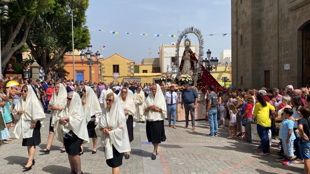Agüimes celebra el día grande de las fiestas de la Virgen del Rosario