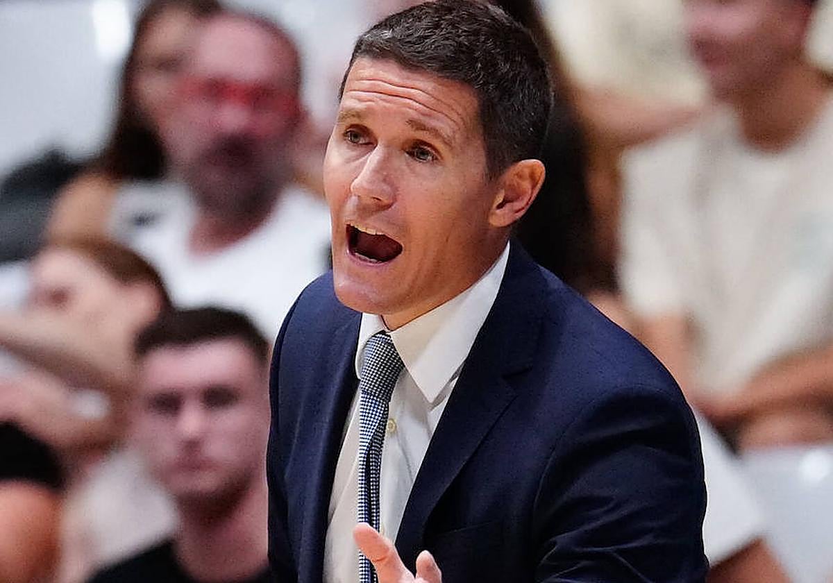 Lakovic, durante el partido disputado ante el Joventut en Badalona.