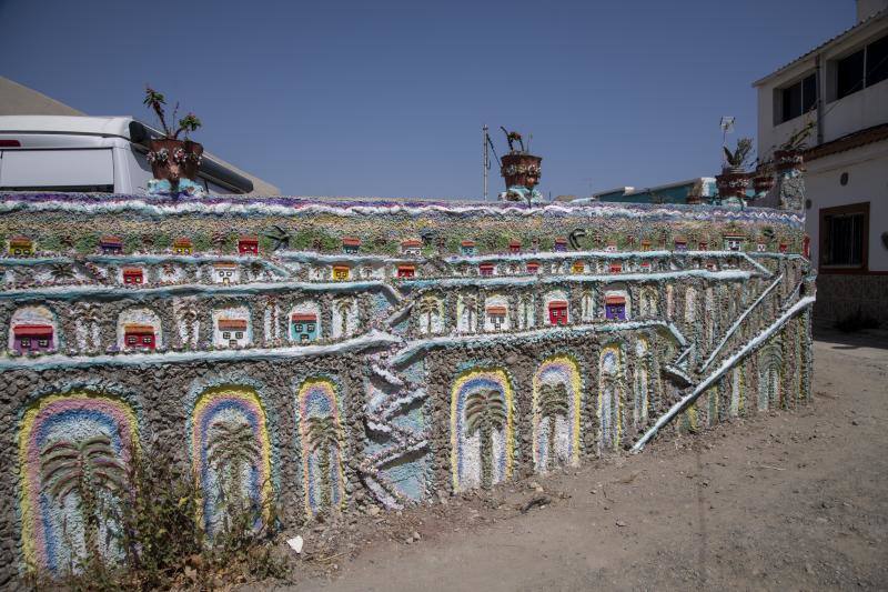 La calle de los mil colores en Valle Los Nueve