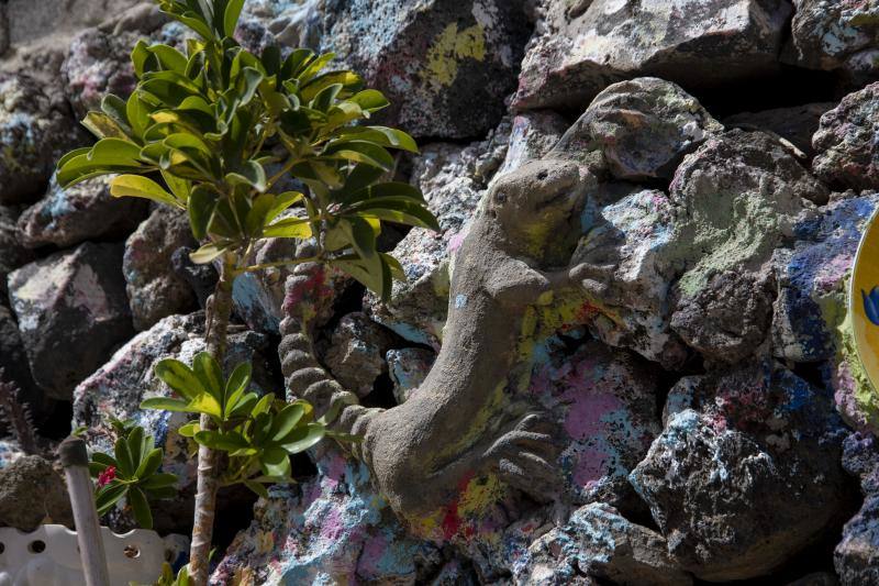 La calle de los mil colores en Valle Los Nueve