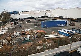 Espacio a emplear para el aparcamiento.