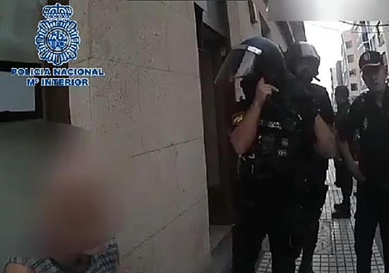 Imágenes de la intervención policial en la capital grancanaria.