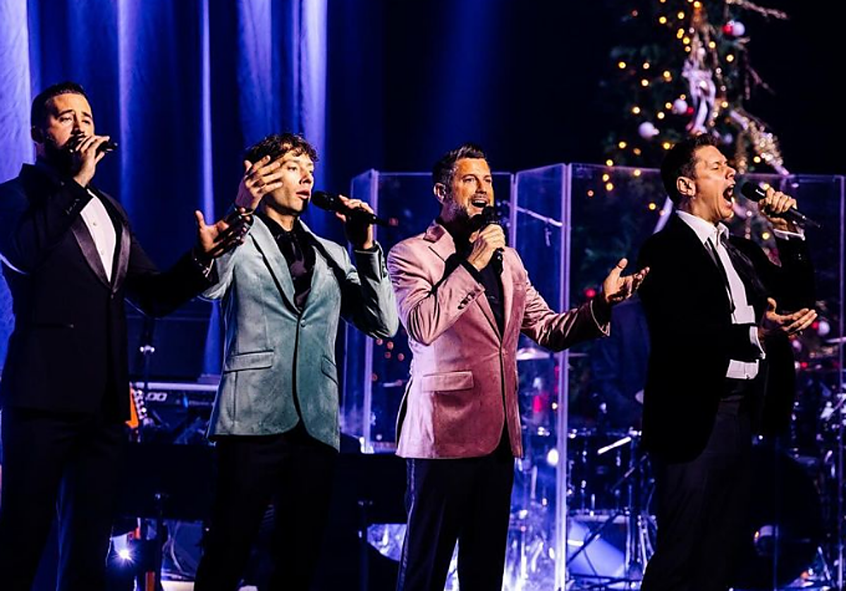 Imagen de los componentes de Il Divo.