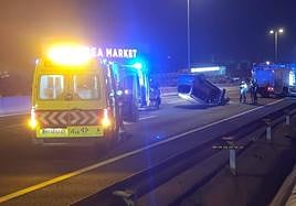 Imagen del accidente.