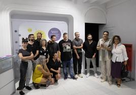 Protagonistas de las muestras.
