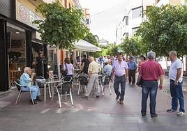 La terraza de esta imagen no es una terraza exprés. Fue instalada con anterioridad a la pandemia.