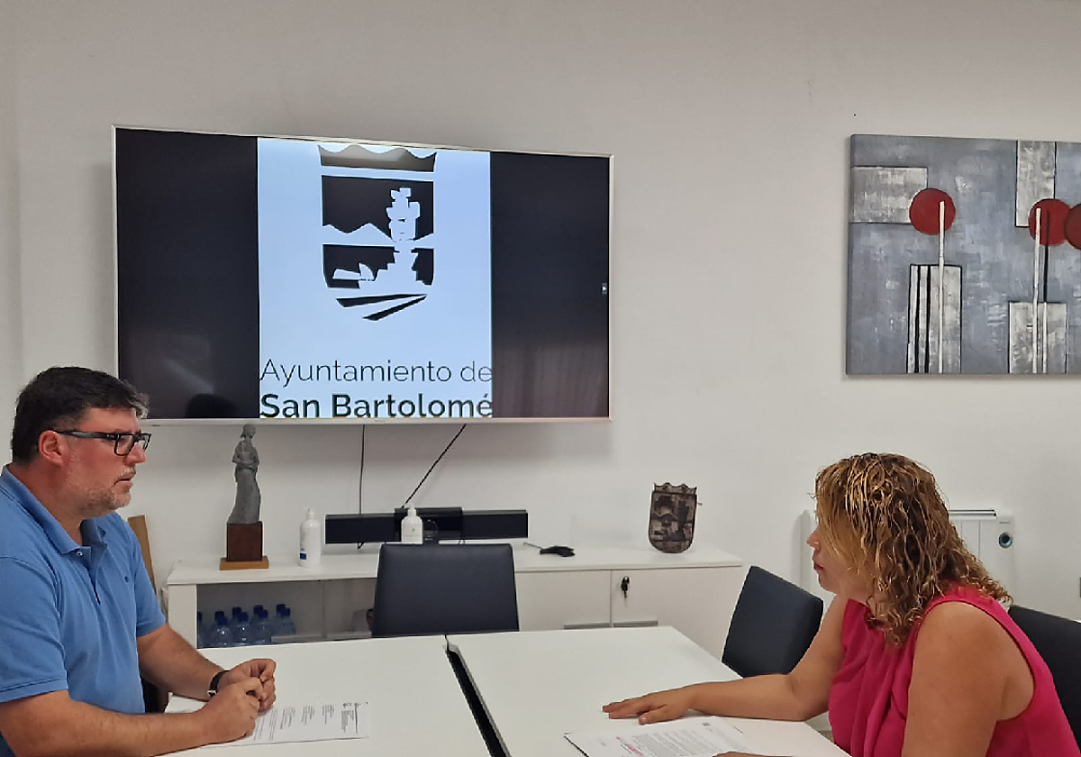 Autoridades locales de San Bartolomé.