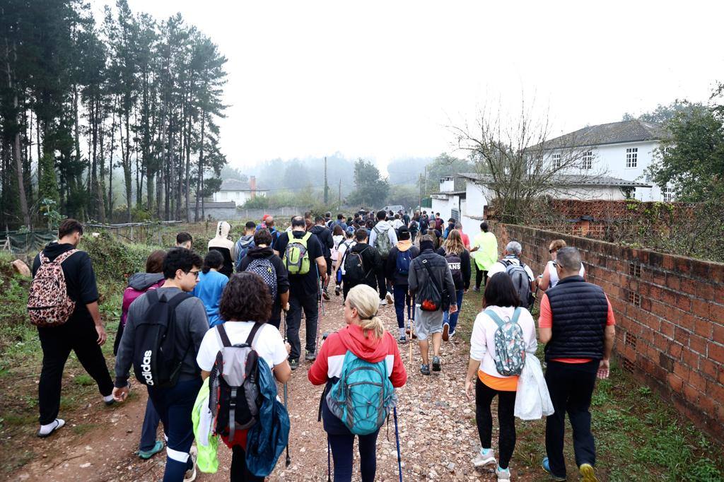 La tercera etapa del Camino de Los Valores-Caminando contra el cáncer, en imágenes