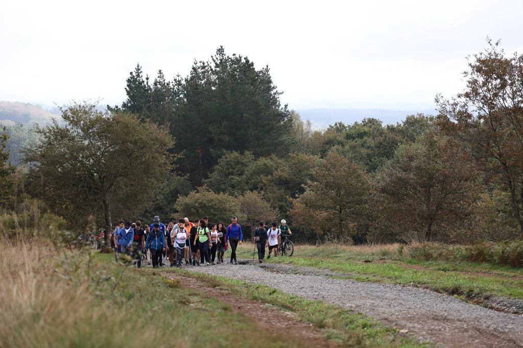 La tercera etapa del Camino de Los Valores-Caminando contra el cáncer, en imágenes
