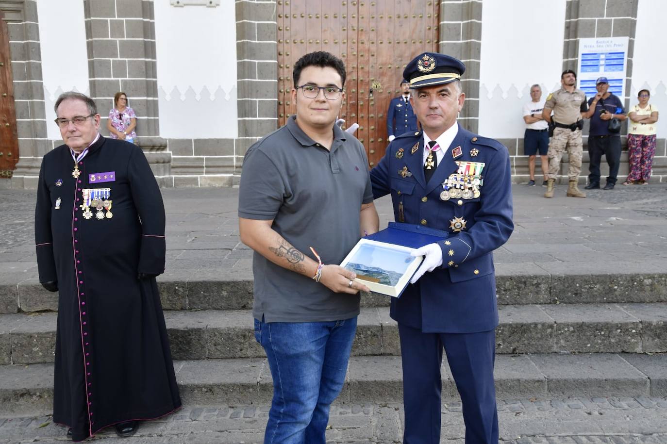 Jura de bandera en Teror, en imágenes