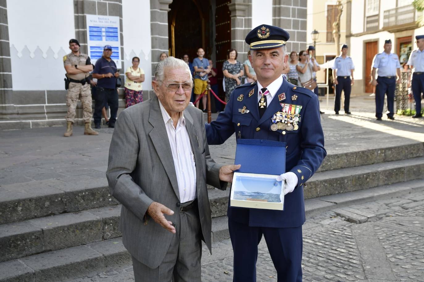 Jura de bandera en Teror, en imágenes