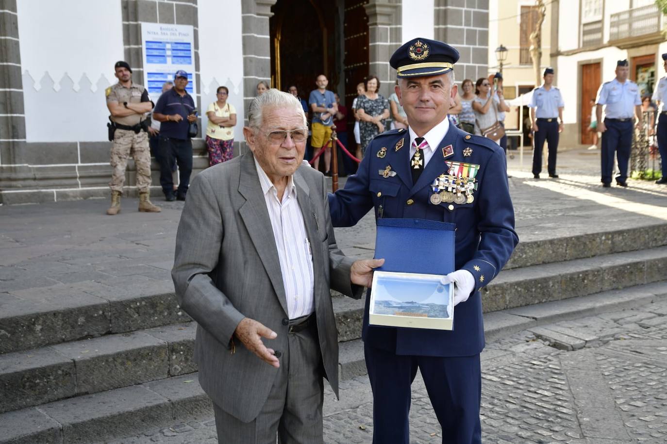 Jura de bandera en Teror, en imágenes