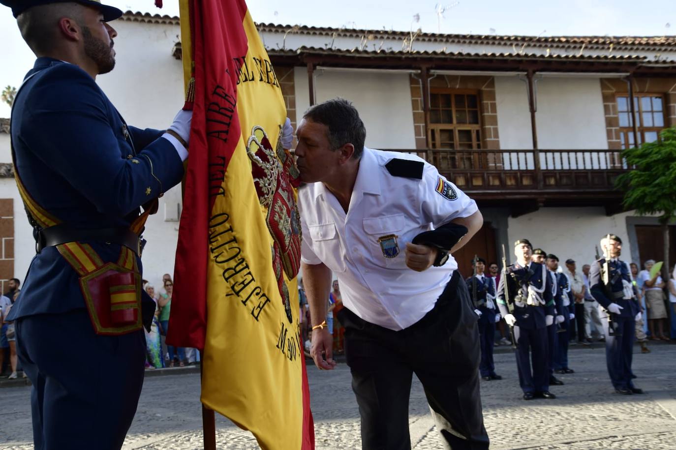 Jura de bandera en Teror, en imágenes