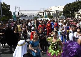 Imagen de archivo de la celebración del carnaval de día de Vegueta.