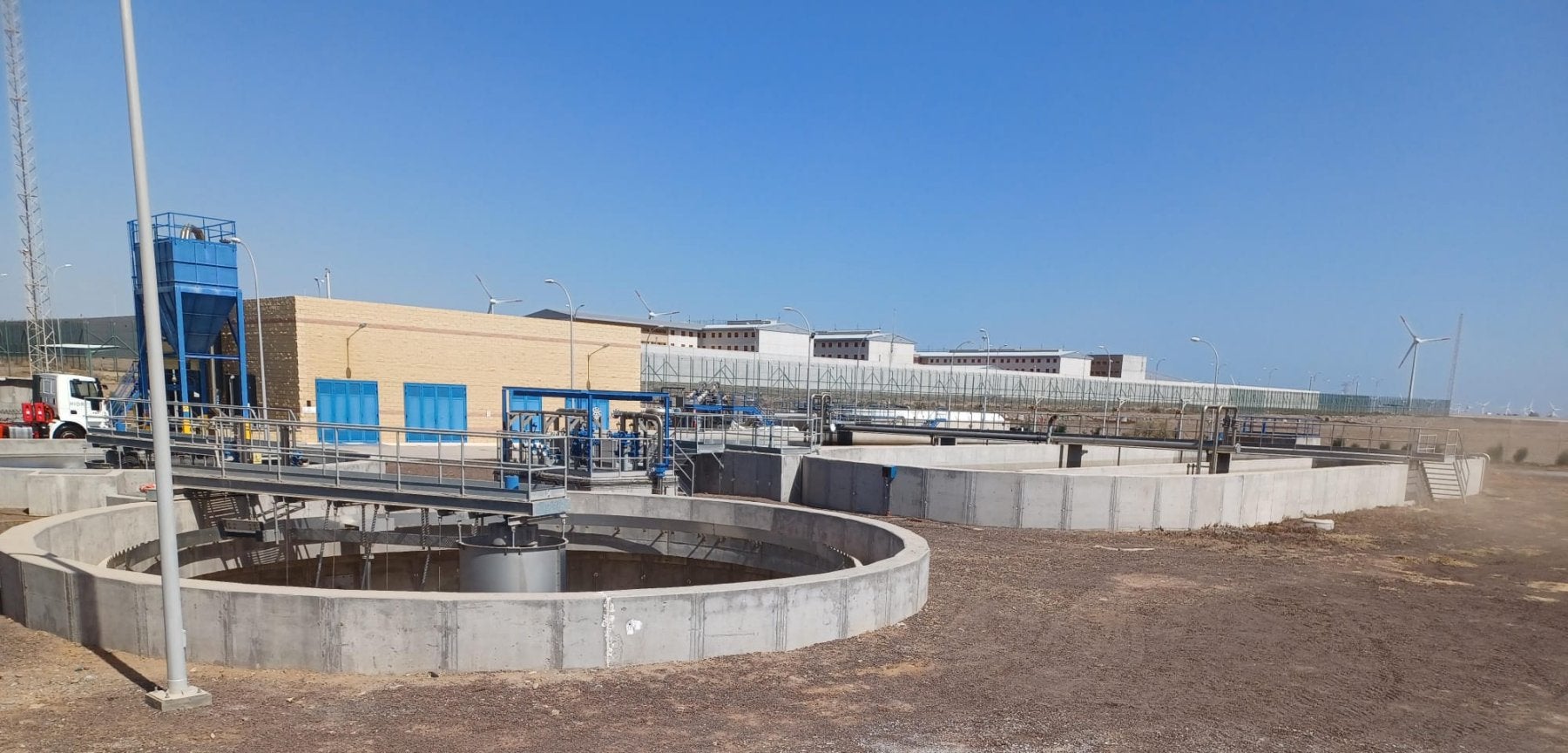 Instalaciones de la depuradora de Juan Grande.
