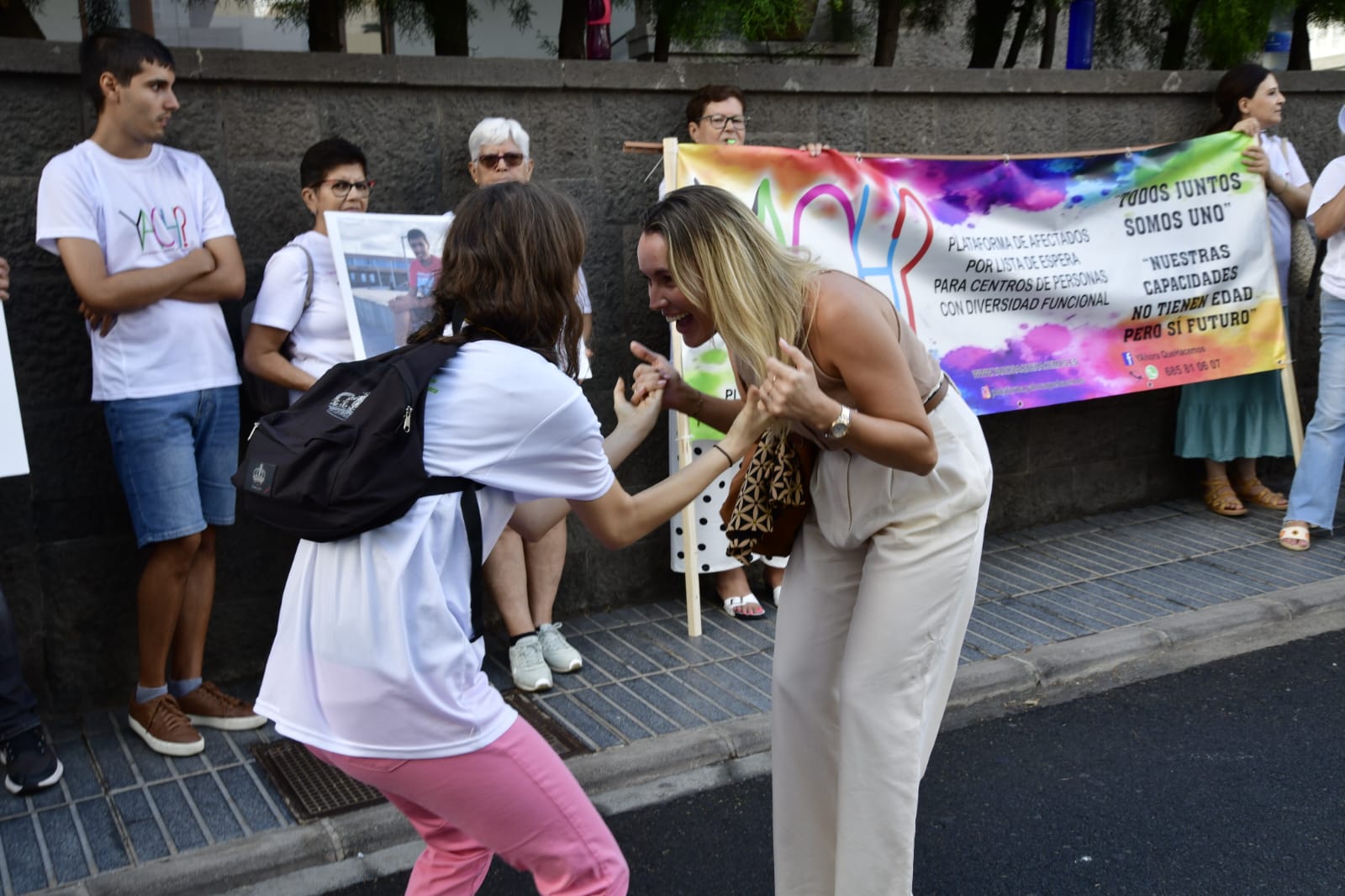 Concentración de la plataforma &#039;Y ahora, ¿qué hacemos?&#039;