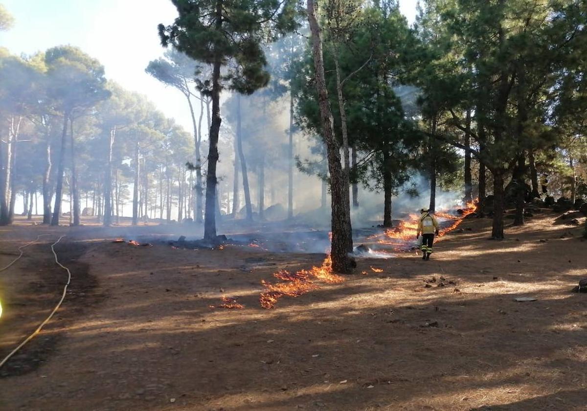 Empiezan las quemas prescritas en la Cumbre para menguar los incendios forestales