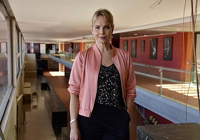 Elina Garanca, en la sede de la OFGC.