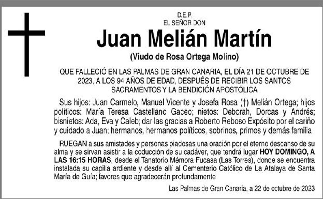 Juan Melián Martín