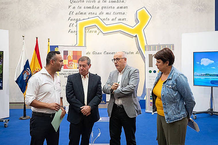 En la foto, desde la izquierda, Alexis Ramos, Juan Francisco Perera, Antonio Morales y Minerva Alonso.