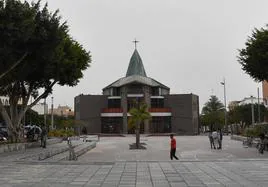 Imagen de la Plaza de El Tablero, en San Bartolomé de Tirajana.